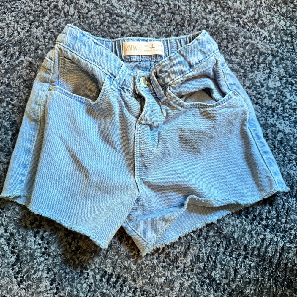 Zara denim shorts - toddler. Sold together or separate